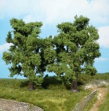 HEKI - Décor pour diorama - 4 Arbres fruitiers de 14cm -  - HEK1978