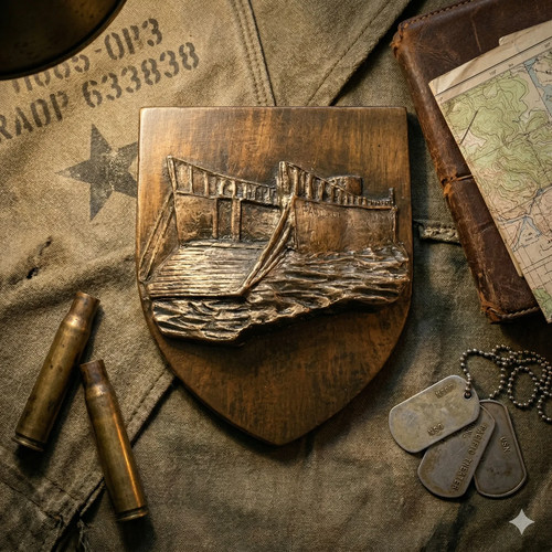 Blason artisanal représentant