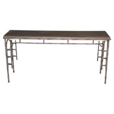 Bagues Style Metal & Laminate or Formica Top Console Table