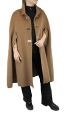 Manteau Sandro Cape Poncho Femme Mélange Laine Camel