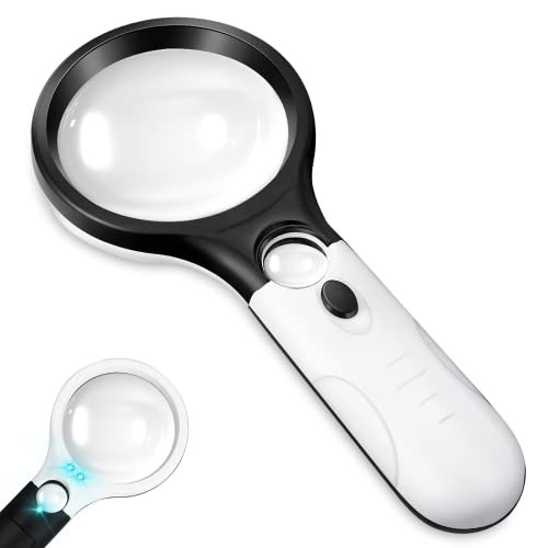 Loupe avec lumière portable - avec,
