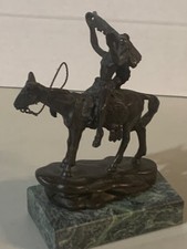 The Cheyenne by Frederic Remington Bronze Sculpture -Tiffany inscription