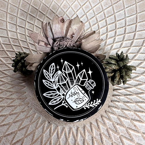 Stickers noir joyaux - -, &