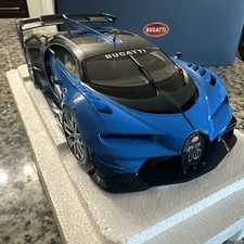 AUTOartBugatti Vision Gran Turismo Diecast Model Car Light Blue/Blue Carbon 1/18