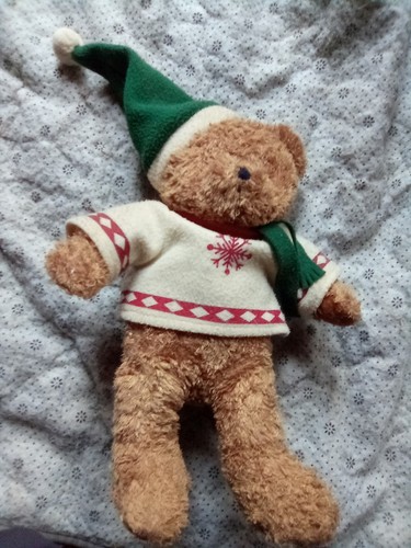 Ours peluche noël - peluche,
