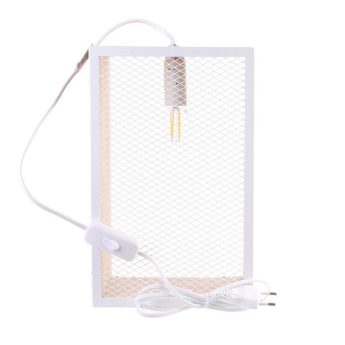 Lampe poser bois métal - lampe, à