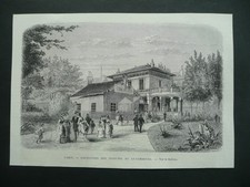 Gravure 1872.. PARIS