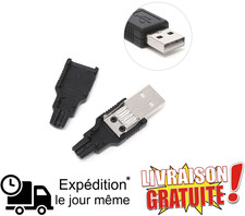 USB mâle à souder Pièce