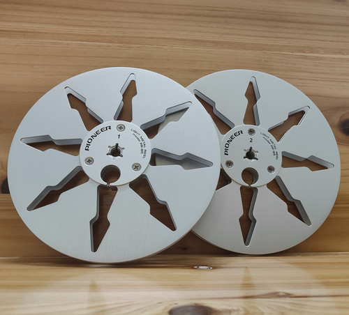 Pair silver aluminum - 1, 7"