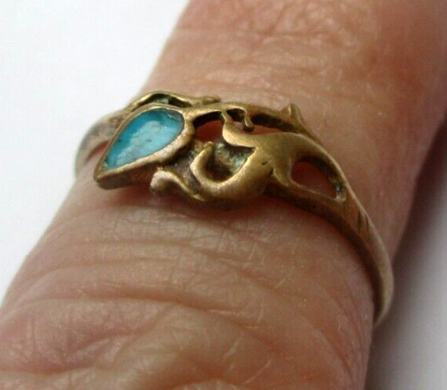 Ancienne bague plaqué - , 2