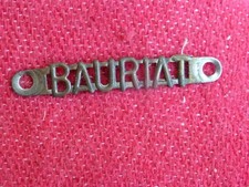 PLAQUE DE SELLE BAURIAT VELO