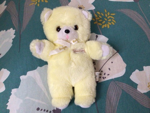 Doudou ours jaune vintage - doudou,
