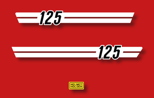 Honda 125 kit sticker - honda,