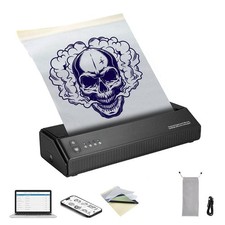 Thermocopieur Tatouage Bluetooth Imprimante thermique Machine de Transfert VEVOR