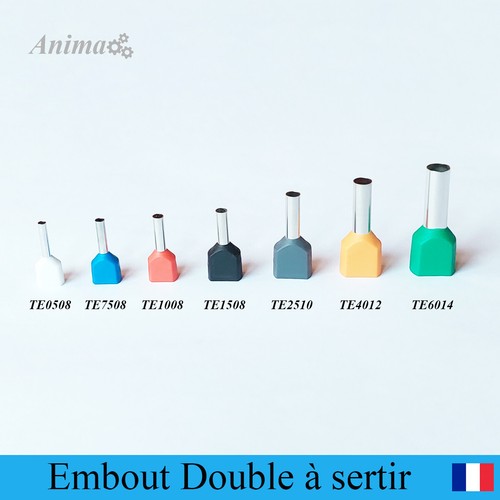 Embout double câblage - double, de