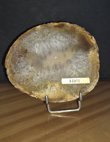 Agate naturelle tranche - agate,