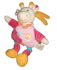 Doudou peluche musicale girafe