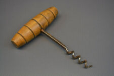 OLD CORKSCREW WOODEN HANDLE