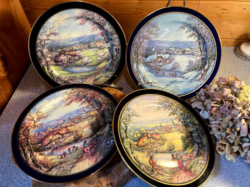 Ensemble assiettes - de,