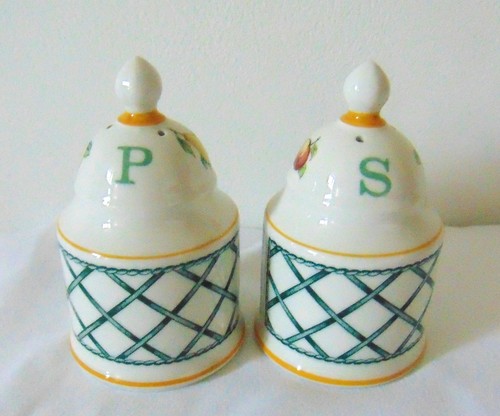 Saliere poivriere faience - et,