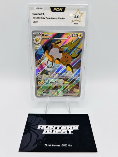 Pca carte pokémon raichu - carte,