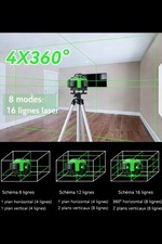 Niveau laser 360° vert 16