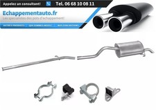 Échappement Renault Clio II 1.2 tube central + silencieux 7700418958 8200125932