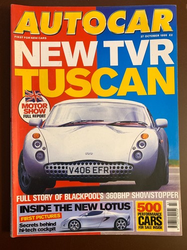 Autocar magazine 1999 - autocar,