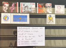 TIMBRES BELGIQUE 2000 YT N°