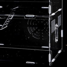 Cage à Hamster En Acrylique Double Couche Respirante Pour Cochon D'Inde