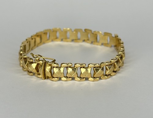 Bracelet articulé jaune - articulé, en