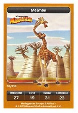 Carte Carrefour Dreamworks - Madagascar - Melman  N°56