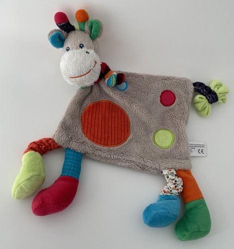 Peluche doudou plat - doudou, girafe