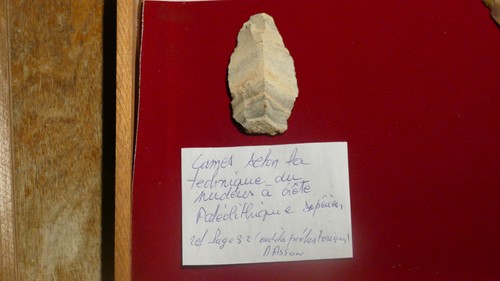 Silex prehistoire nucleus a - silex,