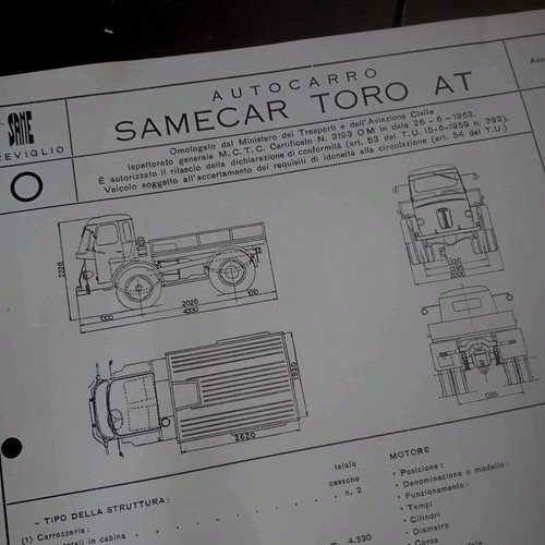Tracteur same samecar toro - tracteur, À