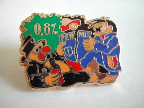 Pin humour permis - pin's, voiture