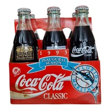 collector's 6-pack of Coca-Cola ClassicFlorida Marlins' inaugural season in 1993