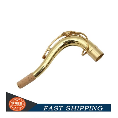 Tenor sax neck gold lacquer - tenor,