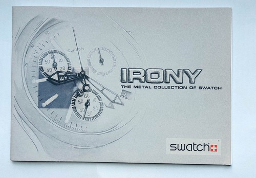 Catalogue swatch irony 1999 - irony,