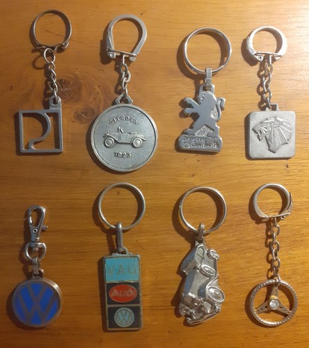 Lot porte clés voiture - 8, porte-clés