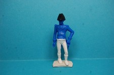 FIGURINE MONOCHROME DUNKIN ROCHE AUX FEES DAVY CROCKETT GENERAL JACKSON BICORNE