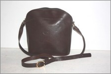 LONGCHAMP Sac Bandoulière Vintage Cuir Marron BON ETAT