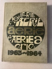 Yearbook, El Camino High School, Sacramento California, 1964, Aerie