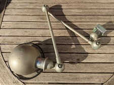 Vintage Original  2 Arm green paint Jielde Lamp light industrial anglepoise