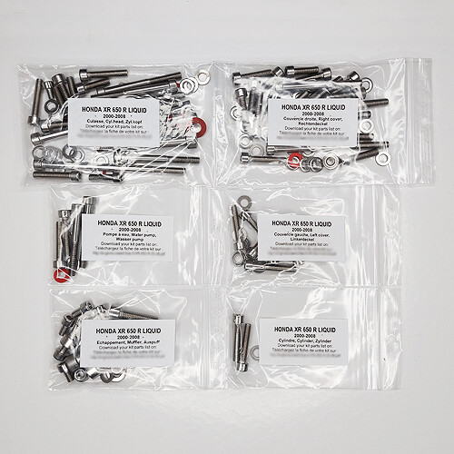 Honda 650 2000 2008 - xr, kit