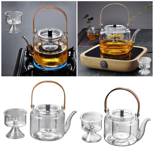 Théière verre soufflé à - théière, en