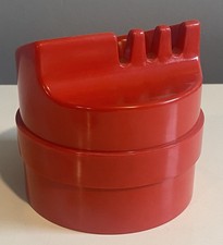 Red 4630 Roto Ashtray by Joe Colombo for Kartell 1970 Italy