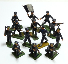 STARLUX LOT 13 SOLDATS INFANTERIE MILITAIR 1/32 FIGURINE JOUET PLASTIQUE VINTAGE