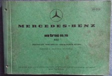 Mercedes Unimog 413, 416 chassis and body spare parts list