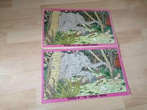 Puzzle cheque tintin 1 - puzzle, n°